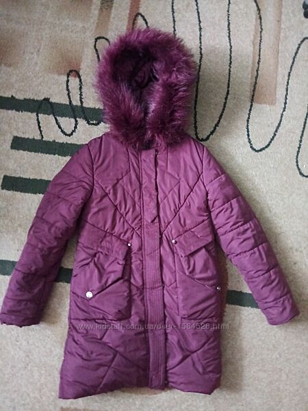 Зимняя куртка, пальто, пуховик р 42 на 152-158