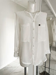 Блуза сорочка біла Chanel