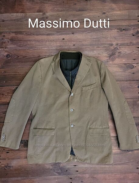 Мужская куртка- блейзер пиджак с жилеткой Massimo Dutti Оригинал