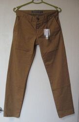 Стильные джинсы рыжие коричневые Primark