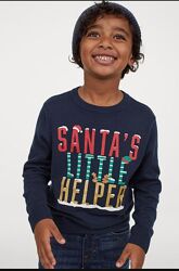 Свитер новогодний свитерок джемпер світер светрик H&M хлопок мальчикам