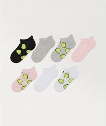 Носочки носки короткие авокадо комплект носков шкарпетки H&M девочкам
