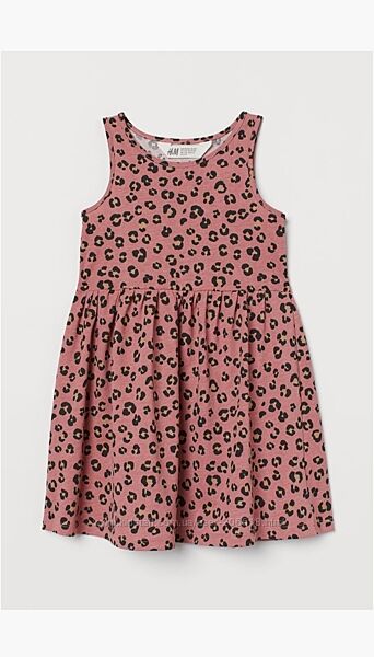 Сарафан сукня платтячко h&m бавовна плямистий принт 