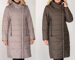 Демисезонная стильная куртка пальто в идеальной длине