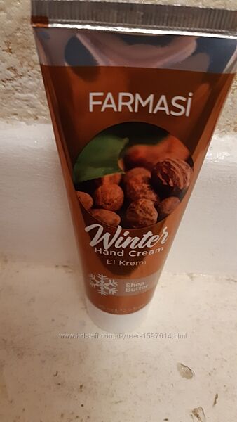 Крем для рук winter аргановий  фармасі фармаси турція