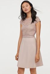 Сукня з мереживом h&m