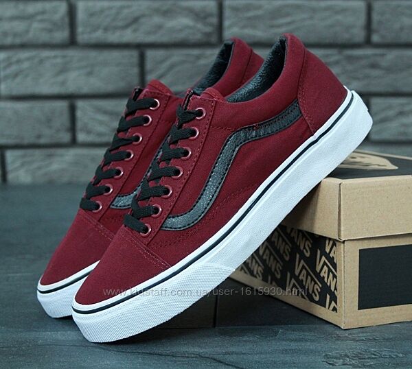 Унісекс жіночі чоловічі кеди Vans Old Skool (36-45) Арт 11096 Виробник Китай Верх Бавовна Підошва Гума Розміри: 5-23,5cm 5,5-23,8cm 6-24cm 6,5-24,5cm 7-25cm 7,5-25,5cm 8-25,8cm 8,5-26cm 9-26,5cm 9,5-27cm 10-27,5cm 10,5-28cm 11-29cm