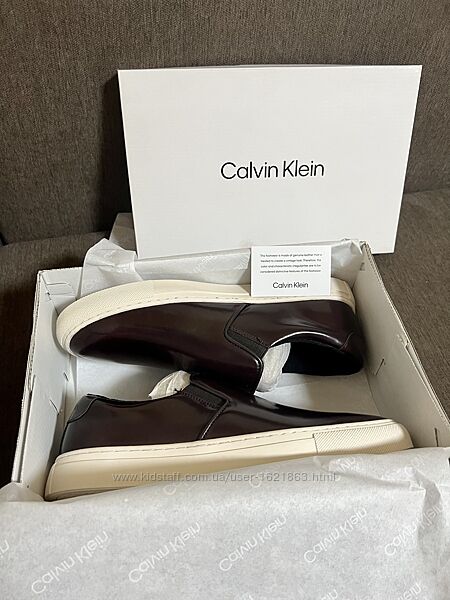 Нові шкіряні лофери/туфлі Calvin Klein