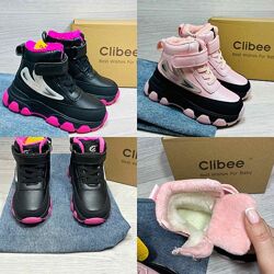 New зимние ботинки Clibee 26 27 28 