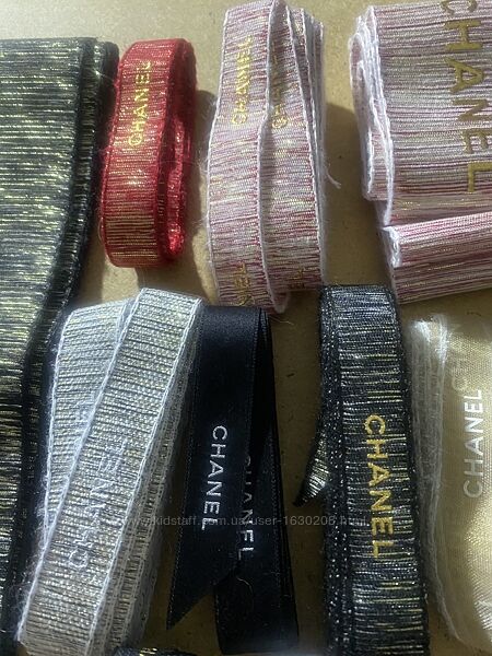 Продам подарочные ленты, цветы, бумагу для оформления подарков Chanel, Dior