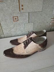 Распродажа мужские летние туфли, разм. 43, sapo, натуральная кожа
