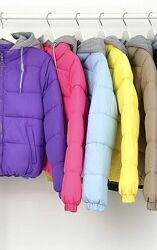 Супер модные курточки весенние 42 44 46 чёрный, бежевый , фиолет, беж, жёлт