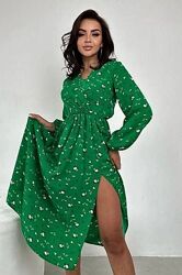 Сукня жіноча 42-46, 48-50 зелений, малина, чорний