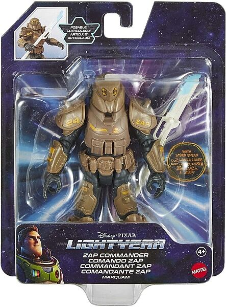 Фігурка Mattel Lightyear Toys Zap Commander Marquam, 12 точок артикуляції 