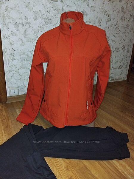Костюм спортивный теплый soft shell XS на флисе 