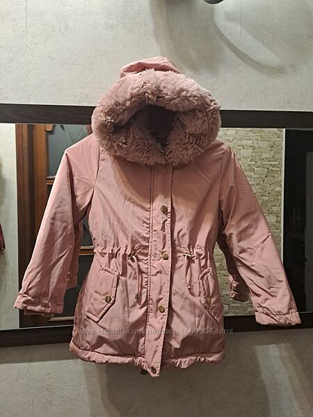 Зимова куртка парка на дівчинку 5 р