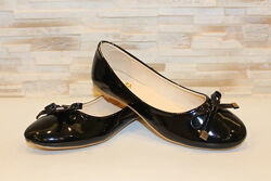 Балетки туфли женские черные т1443