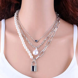  Цепочка и ожерелье женское серебристое код 2035