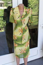  Костюм женский юбочный летний зеленый жакет и юбка код п191
