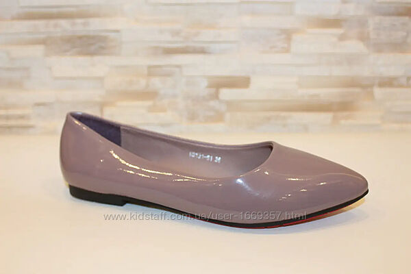 Туфли женские балетки кофейные т1502