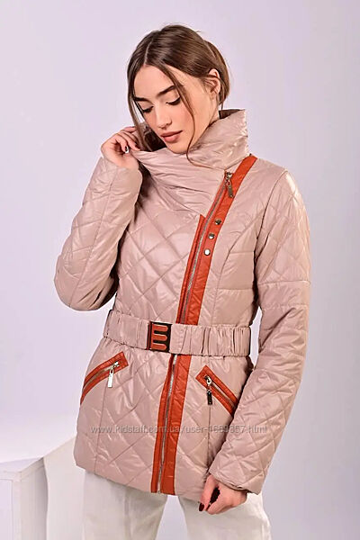 Куртка женская демисезонная бежевая код п566