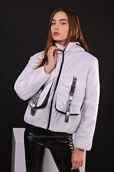 Куртка женская демисезонная белая код п580