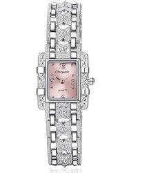  Женские наручные часы с серебристым браслетом код 422