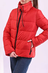  Куртка женская демисезонная красная код п640