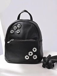  Небольшой рюкзак женский черный код 7-28