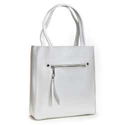 Женская сумка белая натуральная кожа код 25-8773