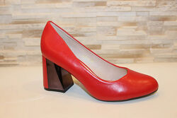  Туфли женские красные на каблуке т1408 уценка читайте описание