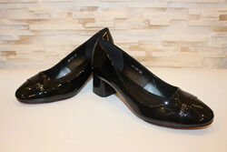  Туфли женские черные на каблуке т1662