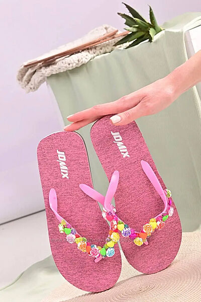  Вьетнамки женские розовые б1449