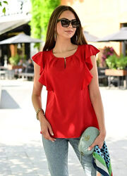  Блуза женская красная код п708