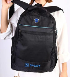 Рюкзак черный плащевка код 7-1636