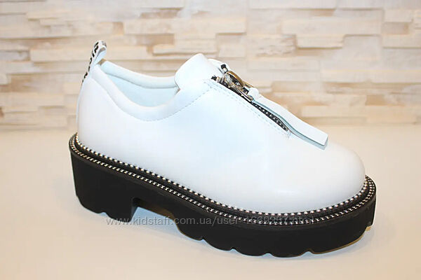 Туфли женские белые т1717
