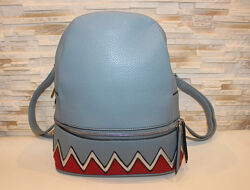  Рюкзак женский голубой код 7-60