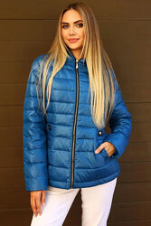  Куртка женская демисезонная синяя код п769