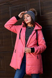  Куртка женская демисезонная розовая код п771