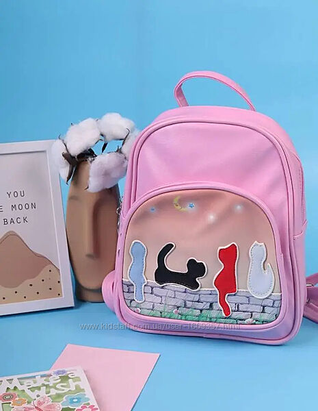  Рюкзак детский розовый код 7-109