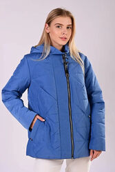  Куртка женская демисезонная голубая код п801