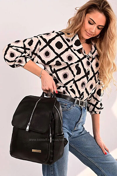 Рюкзак женский черный код 7-054