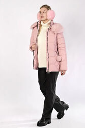  Куртка женская зимняя розовая код п836