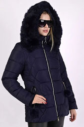 Куртка женская зимняя синяя код п836