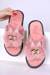  Тапочки комнатные женские розовые код тп155