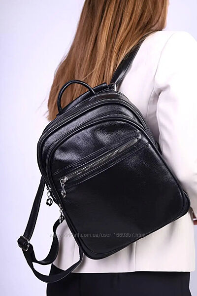 Рюкзак женский черный код 7-0084