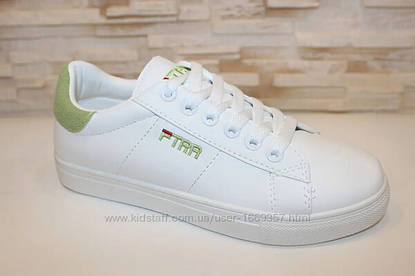  Кеды женские белые т1804