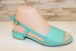 Босоножки женские мятные Б1660