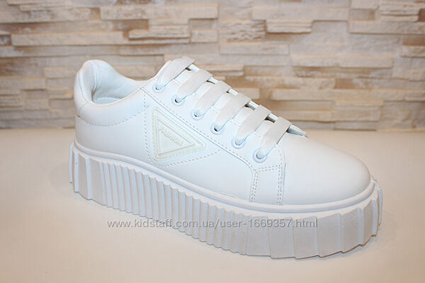 Кроссовки женские белые Т1864