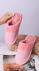  Тапочки комнатные женские розовые код Тп169